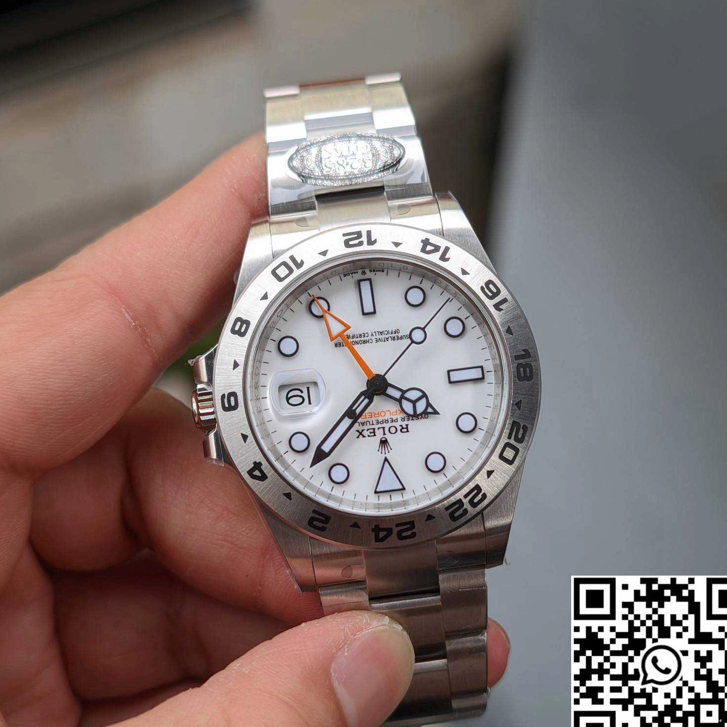 Steel Explorer M226570-0001 Factory Clean Dial White Stainless Rolex 0728
